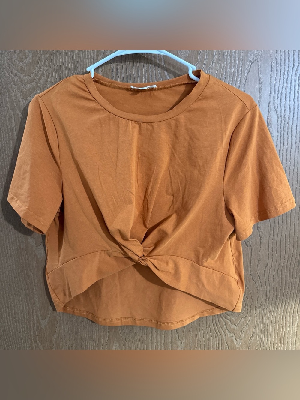 Earthbound Trading Company Twisted Crop Top Women’s Size Large